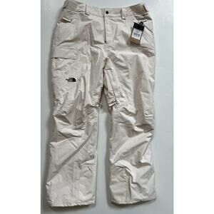 The North Face Women's Freedom Insulated Gardenia White Ski Pants Size 1X